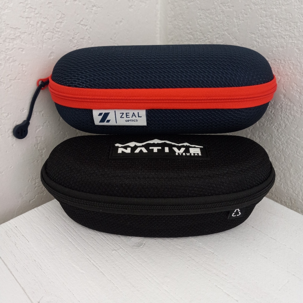 Native Eyewear Zeal Optics Sunglass case Lot microfiber pouches NEW